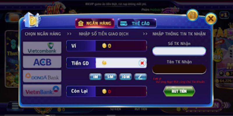 Quy Trình Rút Tiền RIKVIP An Toàn